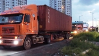 Hà Nội chính thức cấm xe container dịp Tết Âm lịch 2018
